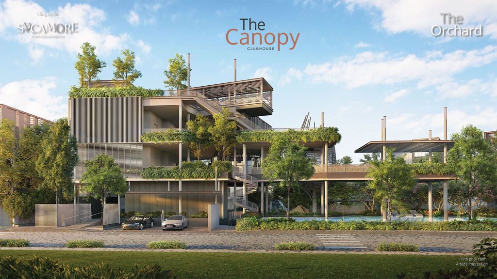 Nhà câu lạc bộ The Canopy tóa sáng như một biêu tượng cho sự sung túc – đặc quyền dành riêng cho cư dân của phân khu The Fullton