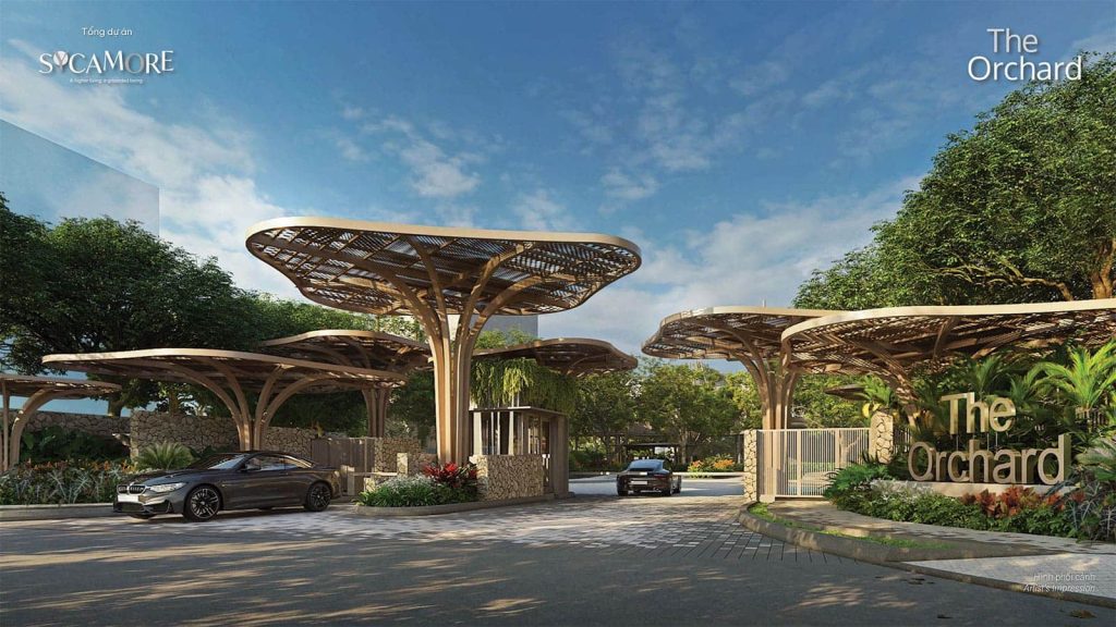 Cổng vào phân khu The Fullton