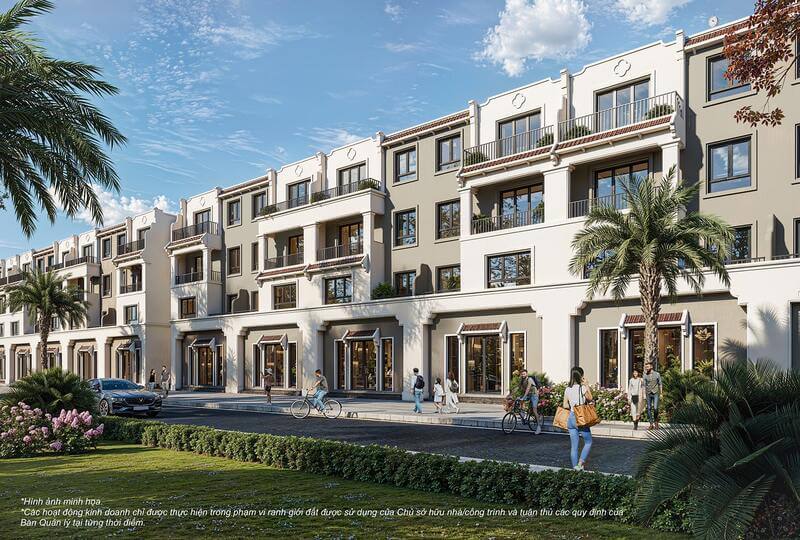 Nhà liền kề tại The Fullton là dòng sản phẩm đáp ứng nhu cầu của đa số khách hàng, với thiết kế thông minh và không gian sống thoáng đãng.